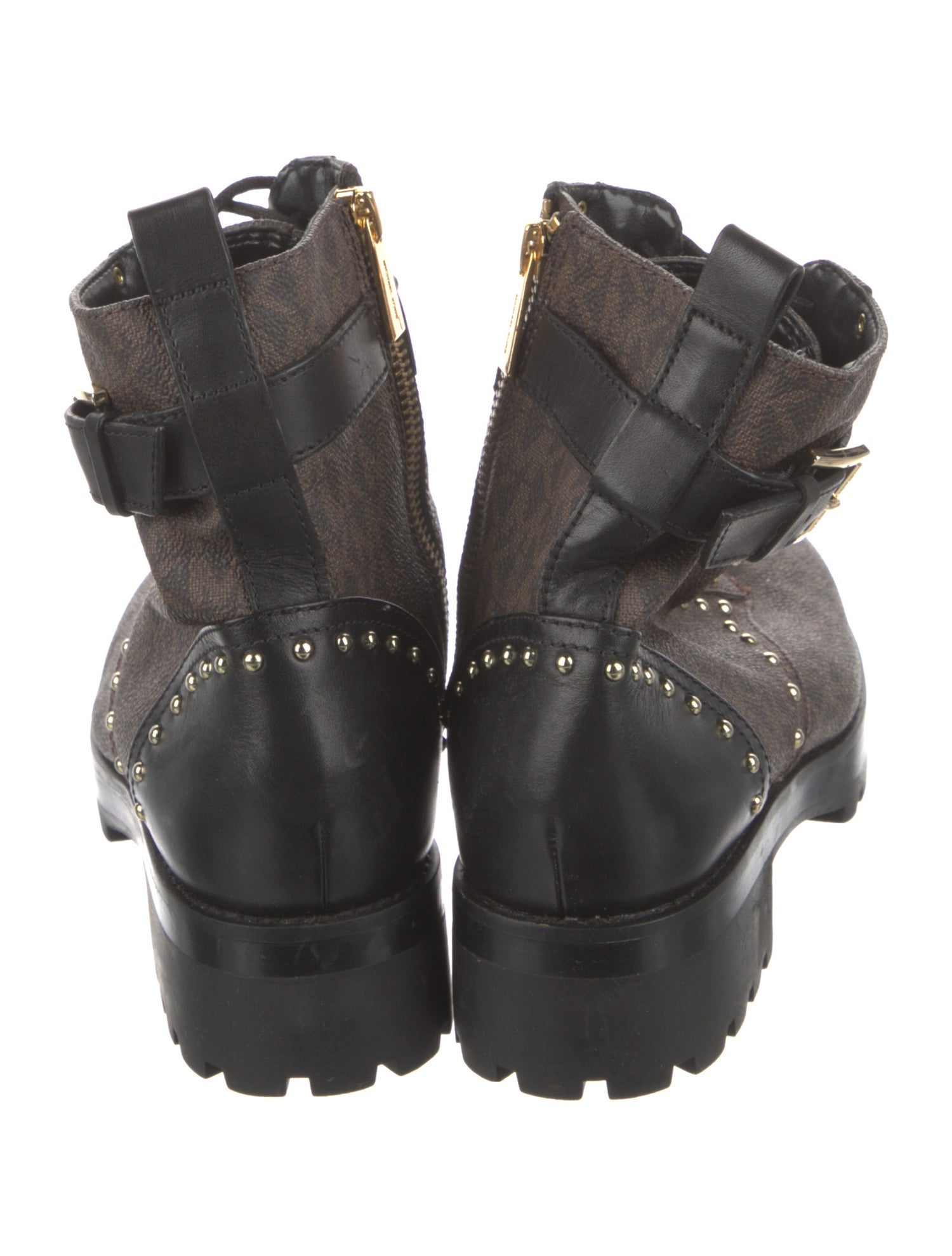 Michael Michael Kors Printed Combat Boots